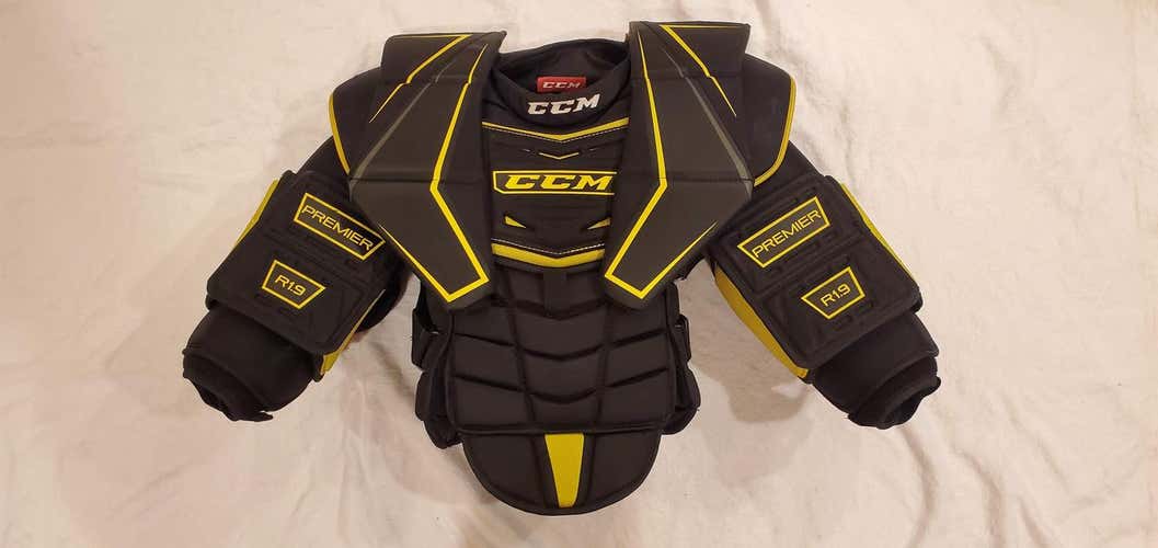 Intermediate Used CCM Premier R1.9 Goalie Chest and Arm Protector