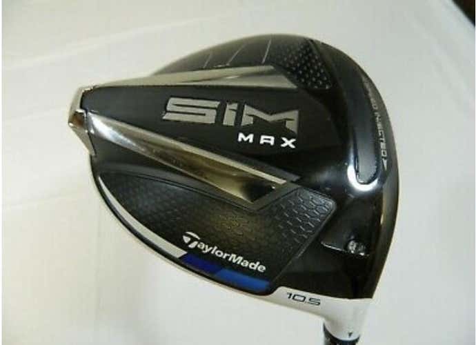 Used Right Handed 2020 Taylormade SIM max Regular Flex 10.5 Loft Driver