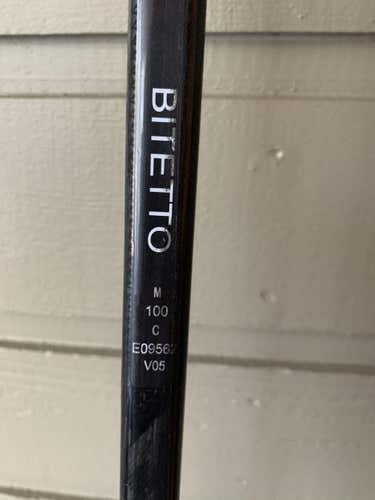 Used Bitetto CCM Left Hand RibCor Trigger2 PMT Hockey Stick Pro Stock
