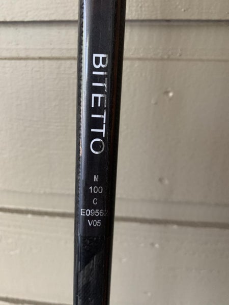Used Bitetto CCM Left Hand RibCor Trigger2 PMT Hockey Stick Pro Stock