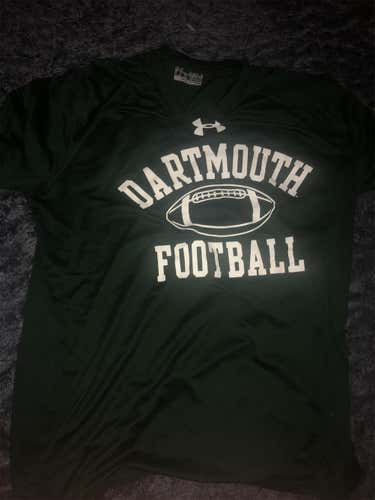 Green Dartmouth Football Mens Medium Under Armour Shirt
