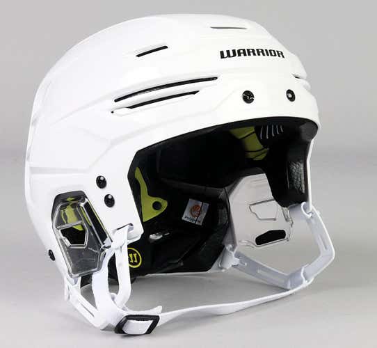 White Used Medium Warrior Alpha One Pro Helmet