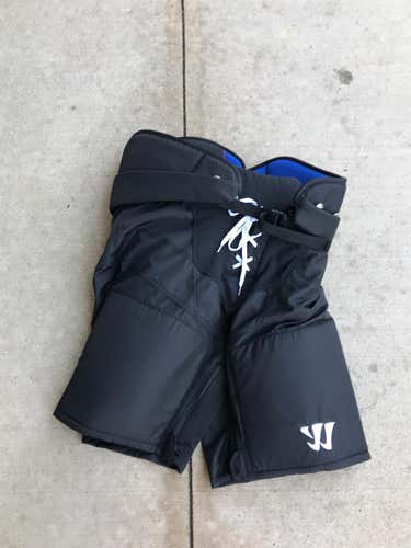 Black New Large Warrior Pro Stock Hockey Pants Colorado Avalanche Stock