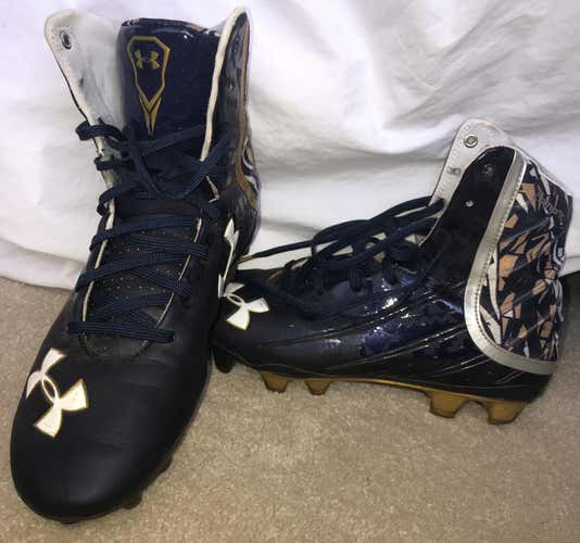 Notre Dame Authentic Custom Team Issued UA MC Cleats