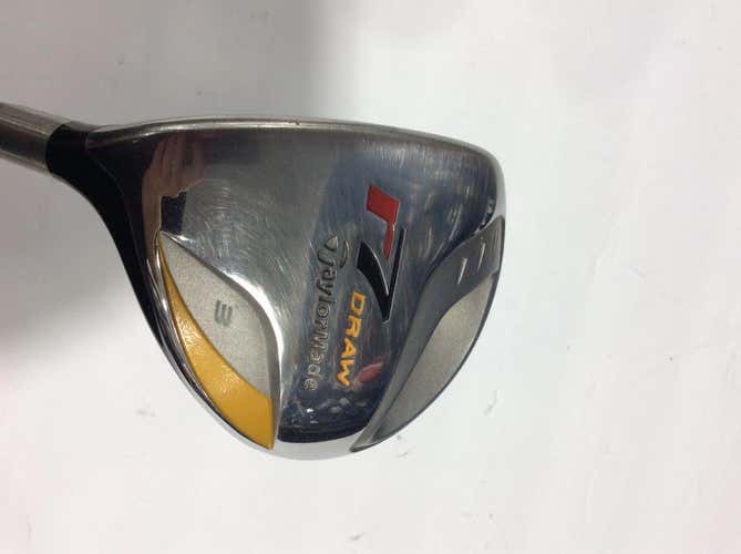 Used Taylormade R7 Draw 3 Wood Graphite Stiff Golf Fairway Woods