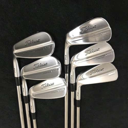 Used Left Hand MB 714 Forged Stiff Flex Steel Shaft Iron Set