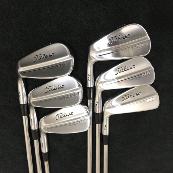 Used Left Hand MB 714 Forged Stiff Flex Steel Shaft Iron Set