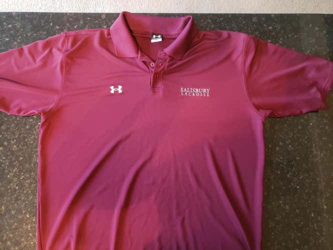 Salisbury lacrosse maroon new Adult Men's XL Under Armour Shirt (removing 9.24)