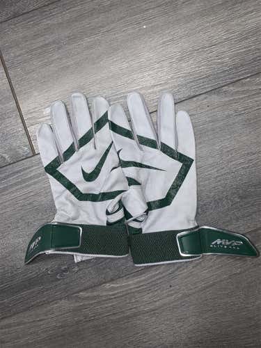 Green & Gray Never Used New Large Nike MVP Batting Gloves
