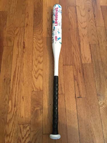Almost Brand New - White Used Kid Pitch (9YO-13YO) 2019 DeMarini Alloy Uprising Bat (-12) 18 oz 30"