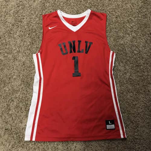 Men’s UNLV Red Basketball Jersey Size L