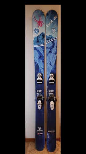 Used 2019 Powder Icelantic Nomad 125 With Bindings Max Din 18 Skis