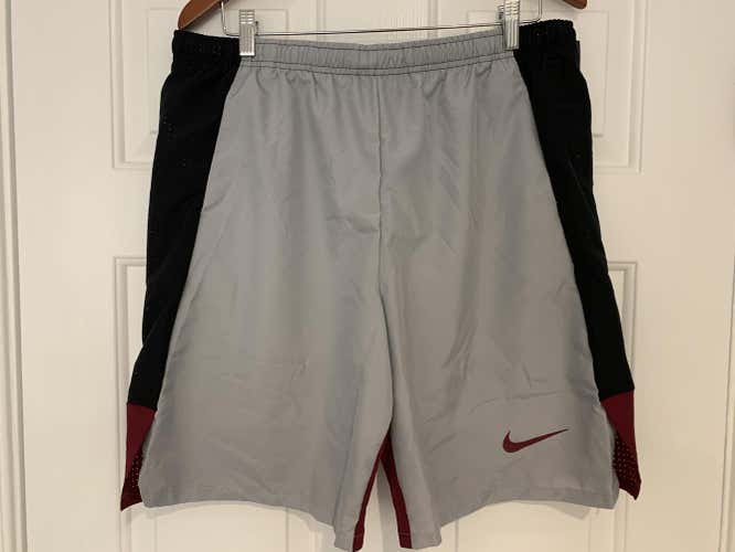 Nike Team Issued Sideline Exclusive Shorts Large Football Lacrosse Training