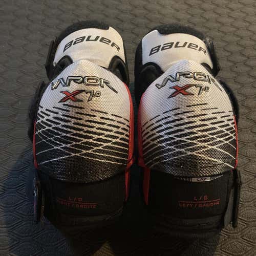 Used Junior Large Bauer Vapor X7.0 Elbow Pads