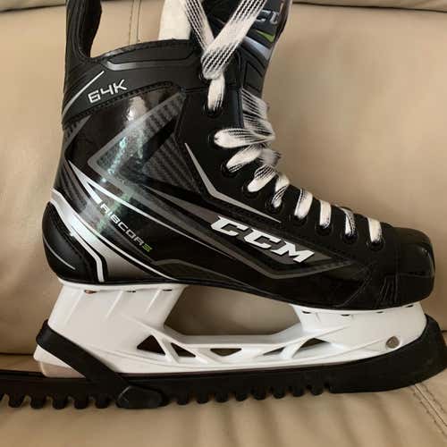 Used CCM RibCor 64K Regular Width  Size 8 Hockey Skates