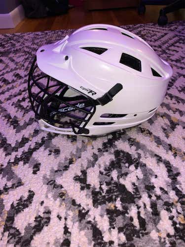 White Used Player's Cascade CPV-R Helmet