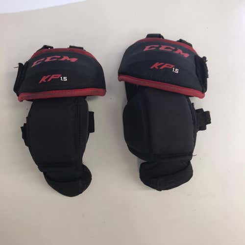 CCM KP1.5 Hockey Goalie Knee Pads Youth Used