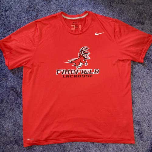 Fairfield University Lacrosse #15 Nike Shooting Shirt