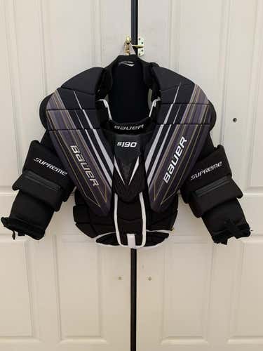 Senior Brand New Small Bauer Supreme S190  Chest and Arm Protector Goalie Chest Protector