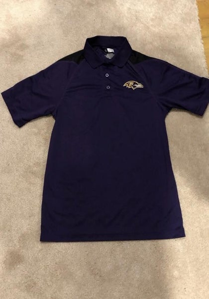 Baltimore Ravens black polo - under armour type material | SidelineSwap