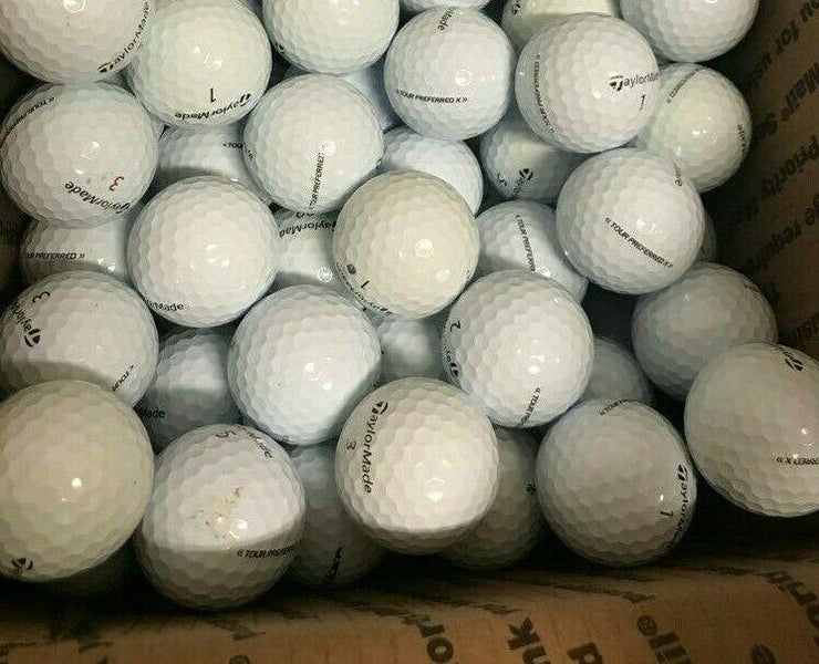 100 3A Taylormade Tour Preferred/X AAA Used Golf Balls