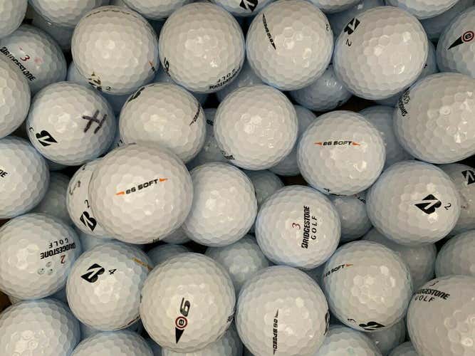 100 Bridgestone e6 AAA Used Golf Balls