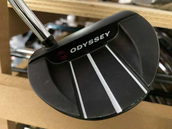 Odyssey White Hot Pro V-Line 34-inch Mallet Putter w/ Lamkin grip 1504