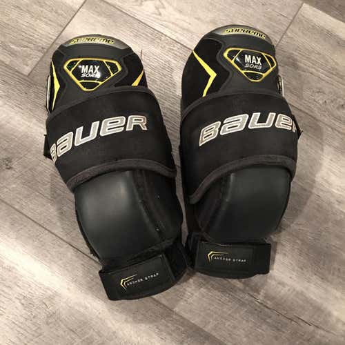 Used Bauer Supreme Goalie Knee Guards