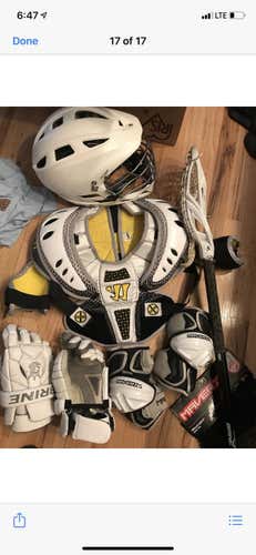 Lacrosse Equipment!! Full Set Up