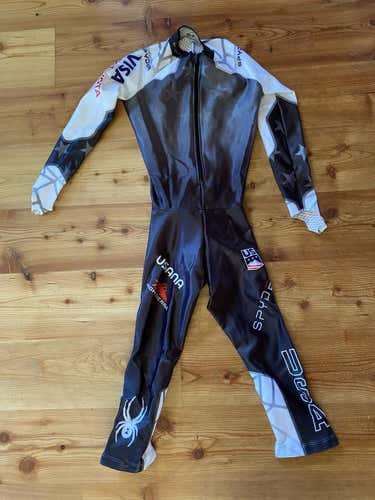 Used Men's XL Spyder speed racing Ski Suit FIS Legal (no pads)