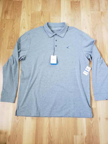 New Greg Norman Long Sleeve Golf Polo
