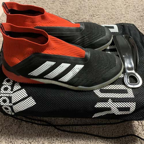 Black Unisex Indoor Adidas Predator 18+ Cleats