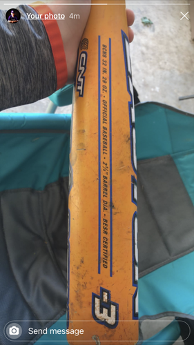 Used High School/College Easton Composite Stealth Comp Bat (-3) 29 oz 32"