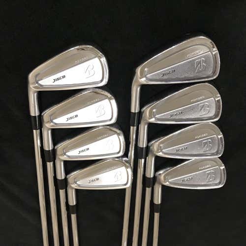 Used Left Hand Stiff Flex Steel Shaft Iron Set