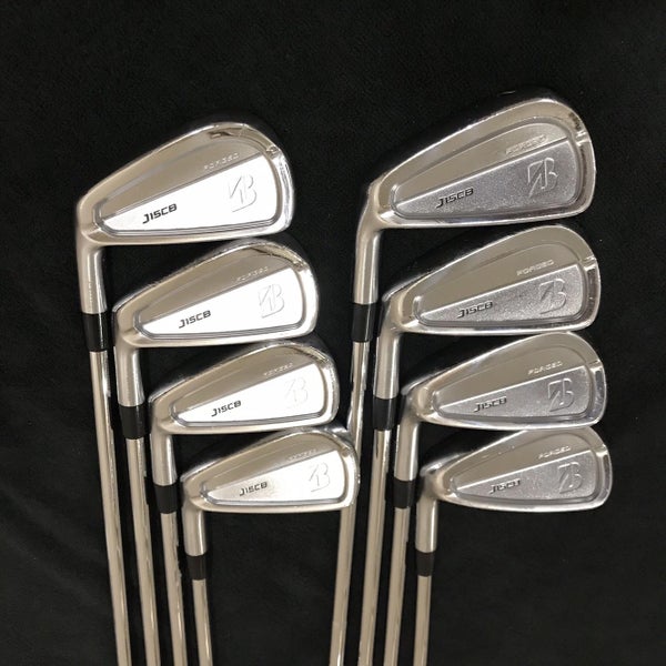Used Left Hand Stiff Flex Steel Shaft Iron Set