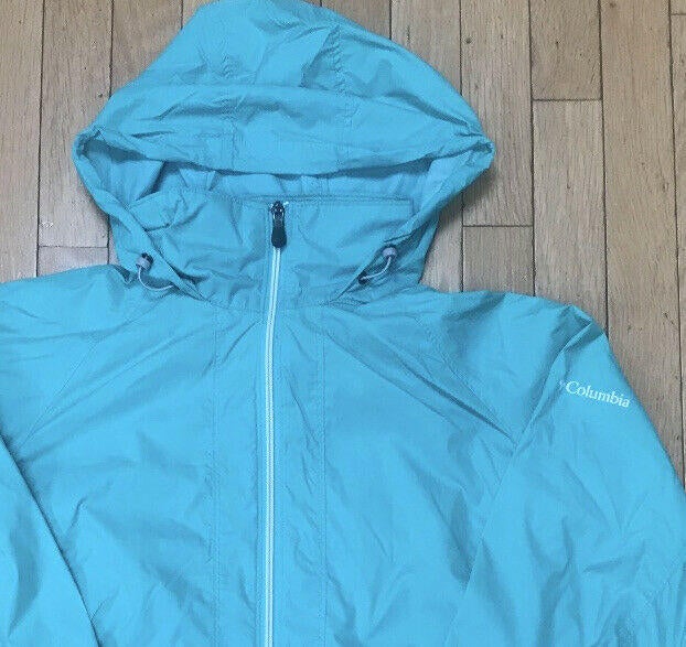 columbia light blue jacket