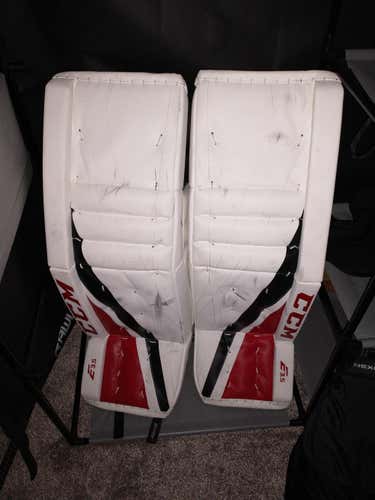 Used Senior 35" CCM Goalie Leg Pads