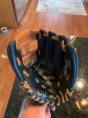 Black Used Infield 9" Baseball Glove