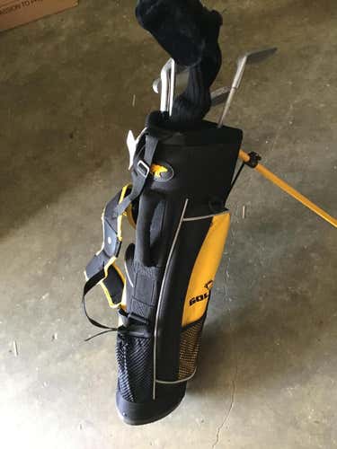 Used Golden Bear 6 Piece Steel Uniflex Golf Club Sets Junior