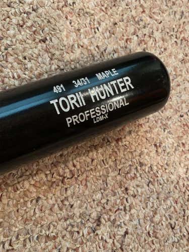 New Pro Issue Torii Hunter Maple Bat 34-31