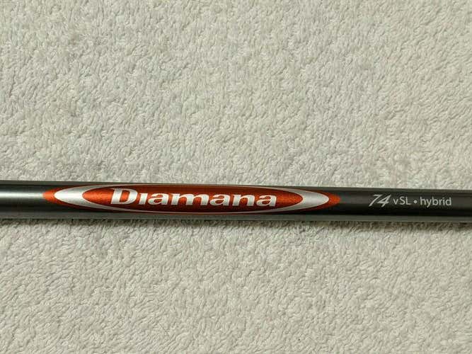 MITSUBISHI RAYON DIAMANA RED 74 GRAM STIFF FLEX  4 HYBRID SHAFT