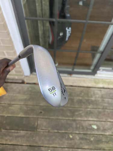 Callaway  MD3 MILLED Stiff Flex 58*11 Degree Steel Shaft Handed Wedge