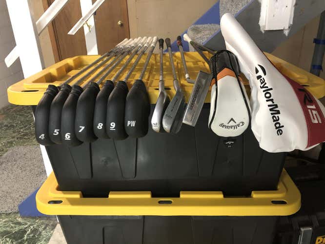 Used Men's Callaway Right Handed Clubs (Full Set) Stiff Flex 12 Pieces