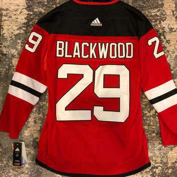 MACKENZIE BLACKWOOD #29 New Jersey Devils Replica Game Jersey
