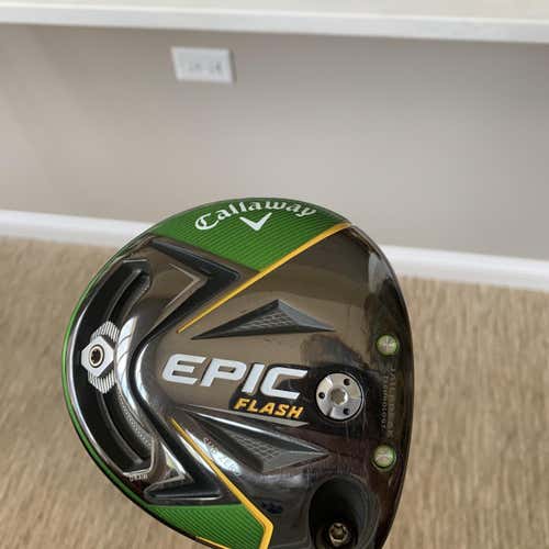 Used Right Handed Epic Flash Sub Zero Stiff Flex 10.5 Loft Driver
