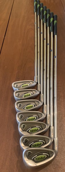 Used Men's Ping Left Hand Rapture Iron Set 4-PW True Temper Steel Shaft