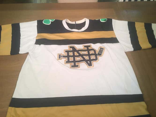 Used  L/XL Notre Dame Polyester Adult CCM Jersey
