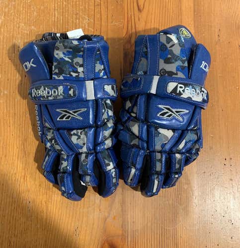 Used Reebok 10K 13" Lacrosse Gloves