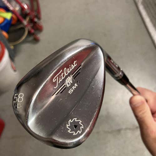 Used Right Handed BV Vokey SM7 Wedge Flex Steel Shaft Wedge