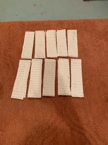 White Hard Player Mesh 10pc